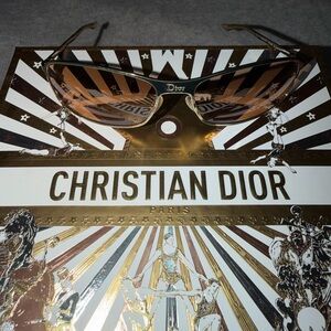 Dior Metallic Gold Eyewear